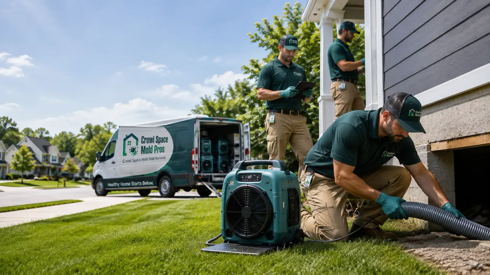 Crawl Space Mold Removal in Halifax, MA